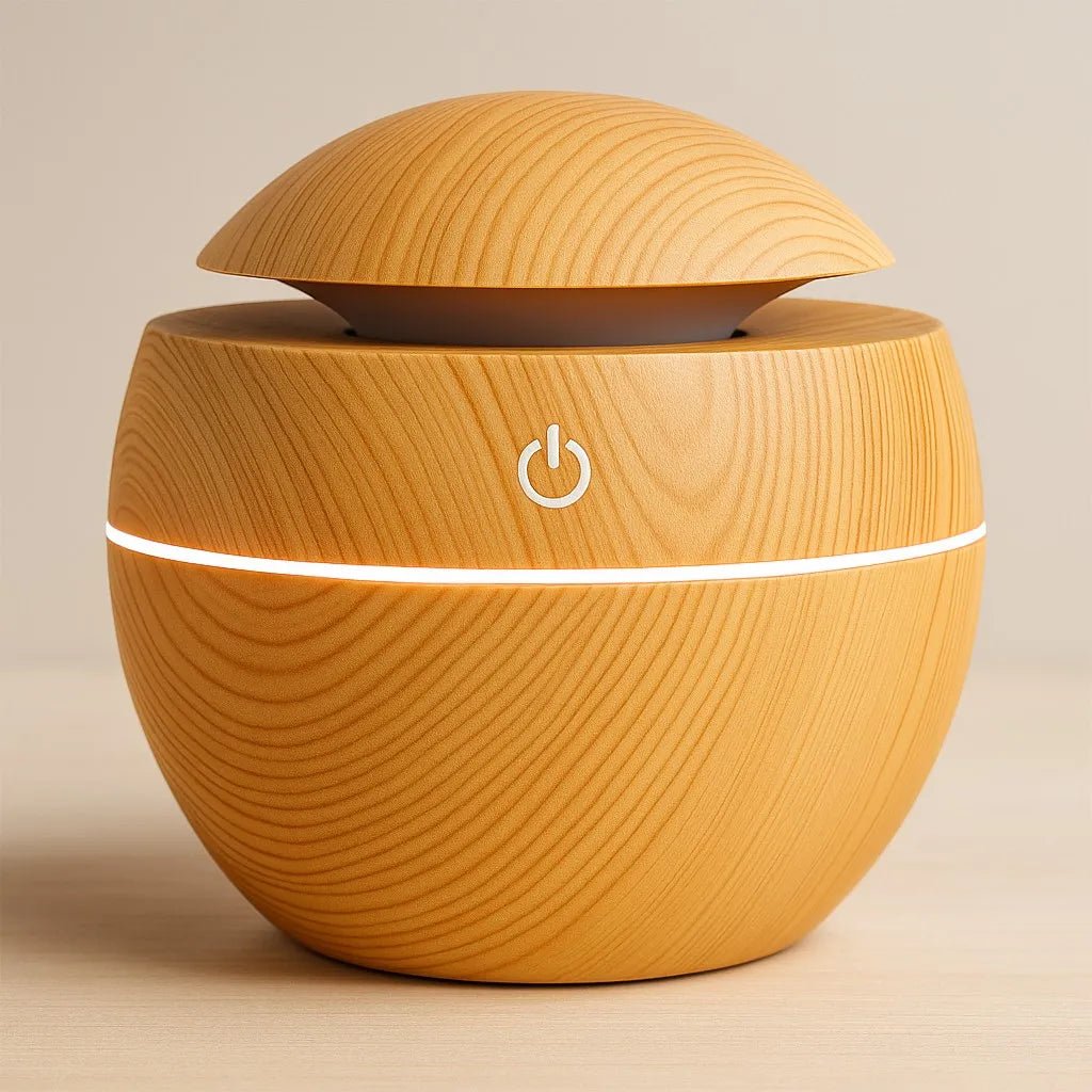 Mini LED Ultrasonic Humidifier with Aromatherapy