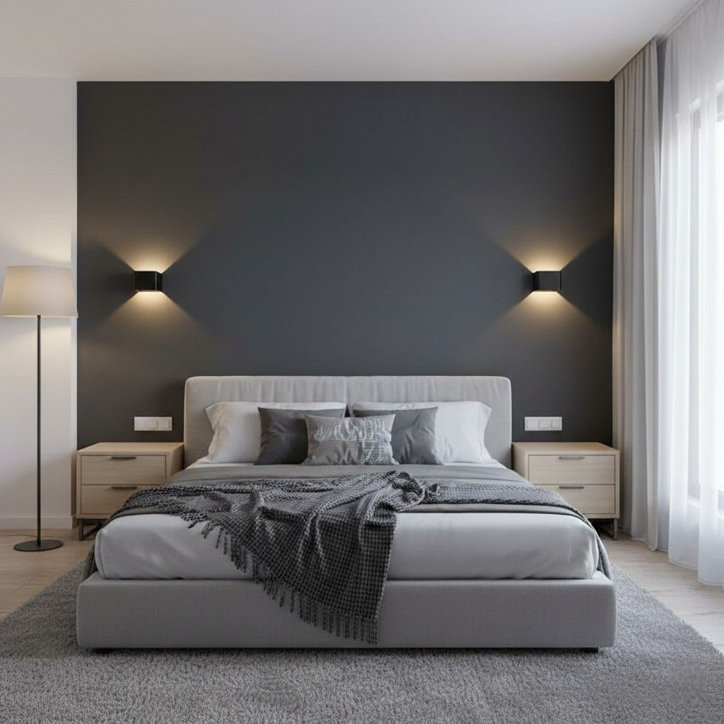 Mini Square Up Down LED Wall Sconce