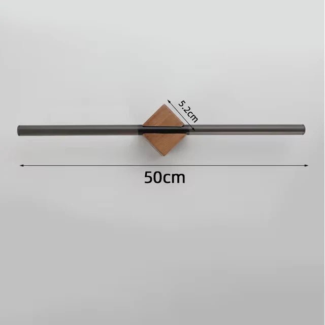 Minimalist Bath Towel Hanger – Brass, Wood & Acrylic Accents - Lattea Global