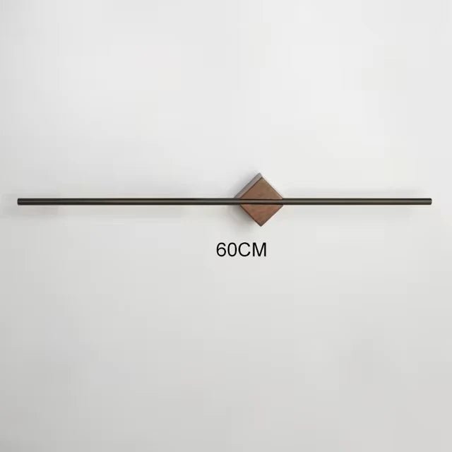Minimalist Bath Towel Hanger – Brass, Wood & Acrylic Accents - Lattea Global