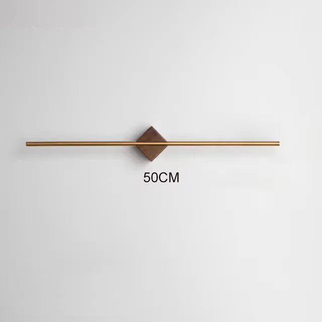 Minimalist Bath Towel Hanger – Brass, Wood & Acrylic Accents - Lattea Global