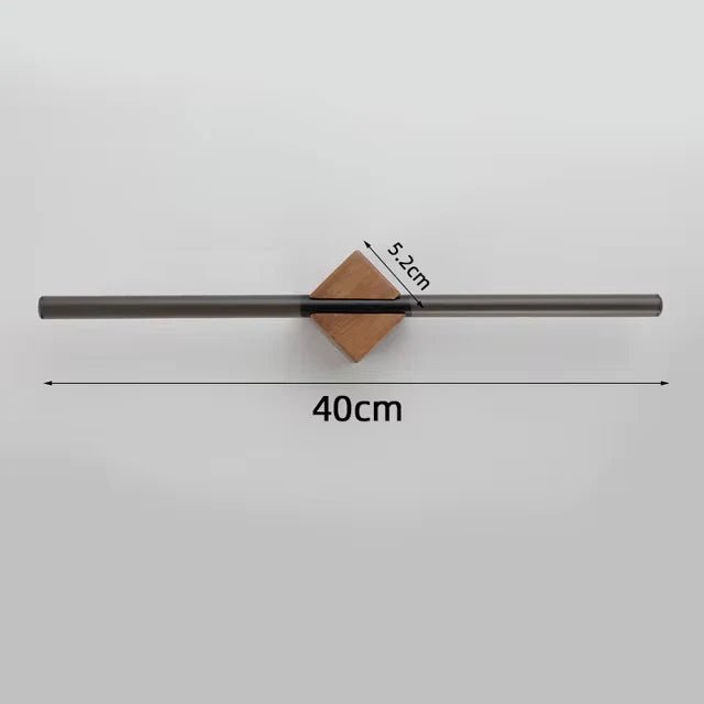 Minimalist Bath Towel Hanger – Brass, Wood & Acrylic Accents - Lattea Global