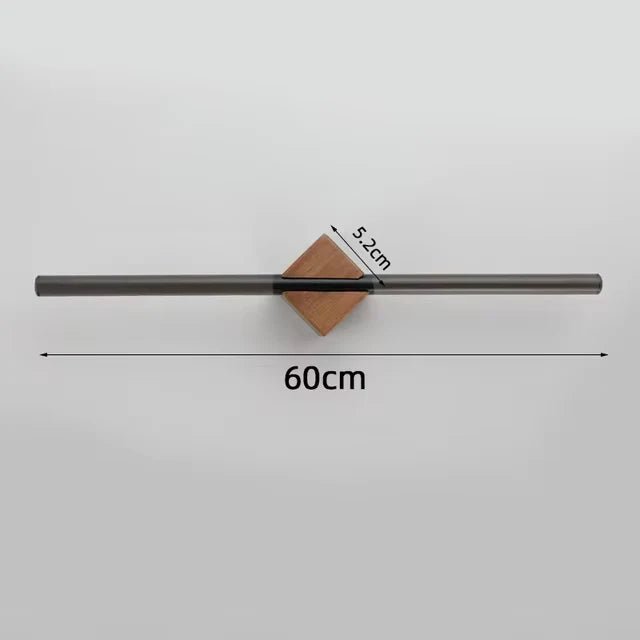 Minimalist Bath Towel Hanger – Brass, Wood & Acrylic Accents - Lattea Global