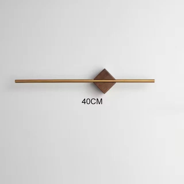 Minimalist Bath Towel Hanger – Brass, Wood & Acrylic Accents - Lattea Global