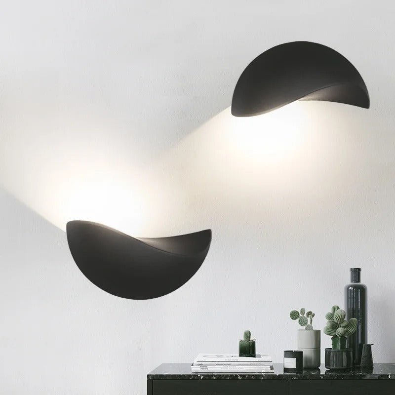Minimalist Half - Round LED Wall Light - Lattea Global