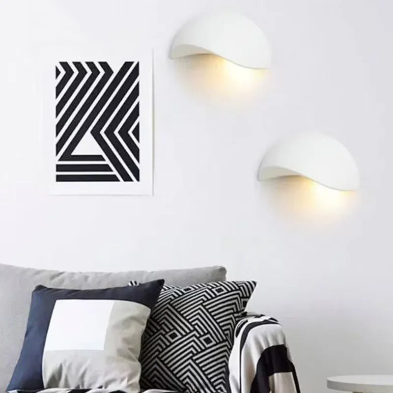 Minimalist Half - Round LED Wall Light - Lattea Global