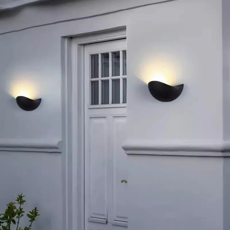 Minimalist Half - Round LED Wall Light - Lattea Global