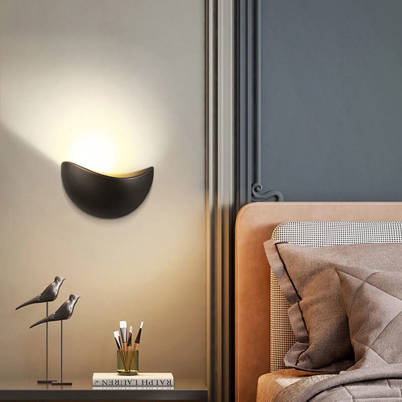 Minimalist Half - Round LED Wall Light - Lattea Global