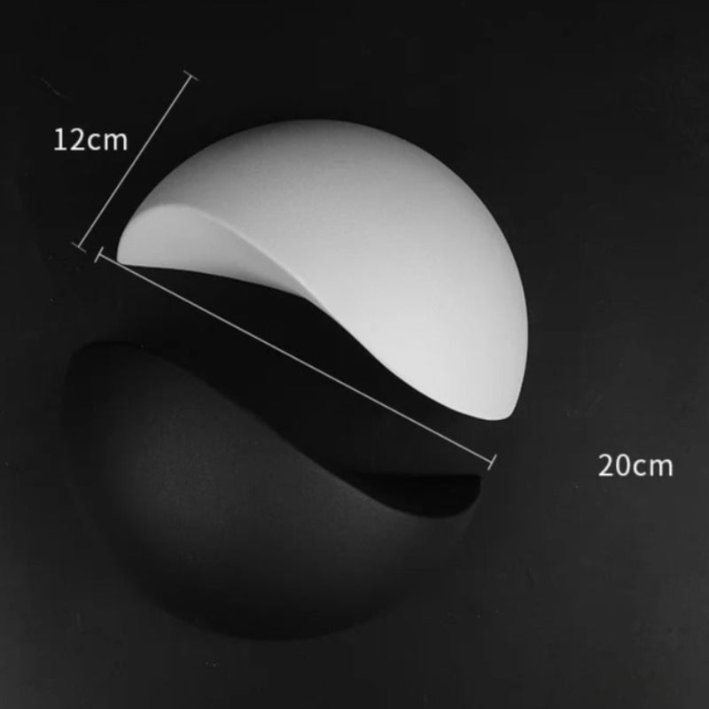 Minimalist Half - Round LED Wall Light - Lattea Global