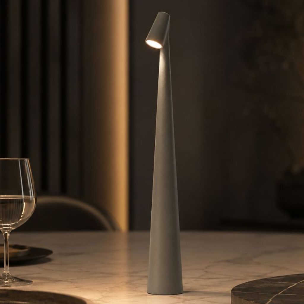 Minimalist Nordic Cordless LED Table Lamp with Touch Control