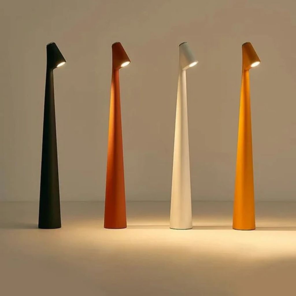 Minimalist Nordic Cordless LED Table Lamp with Touch Control