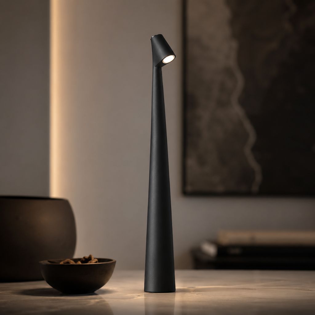 Minimalist Nordic Cordless LED Table Lamp with Touch Control