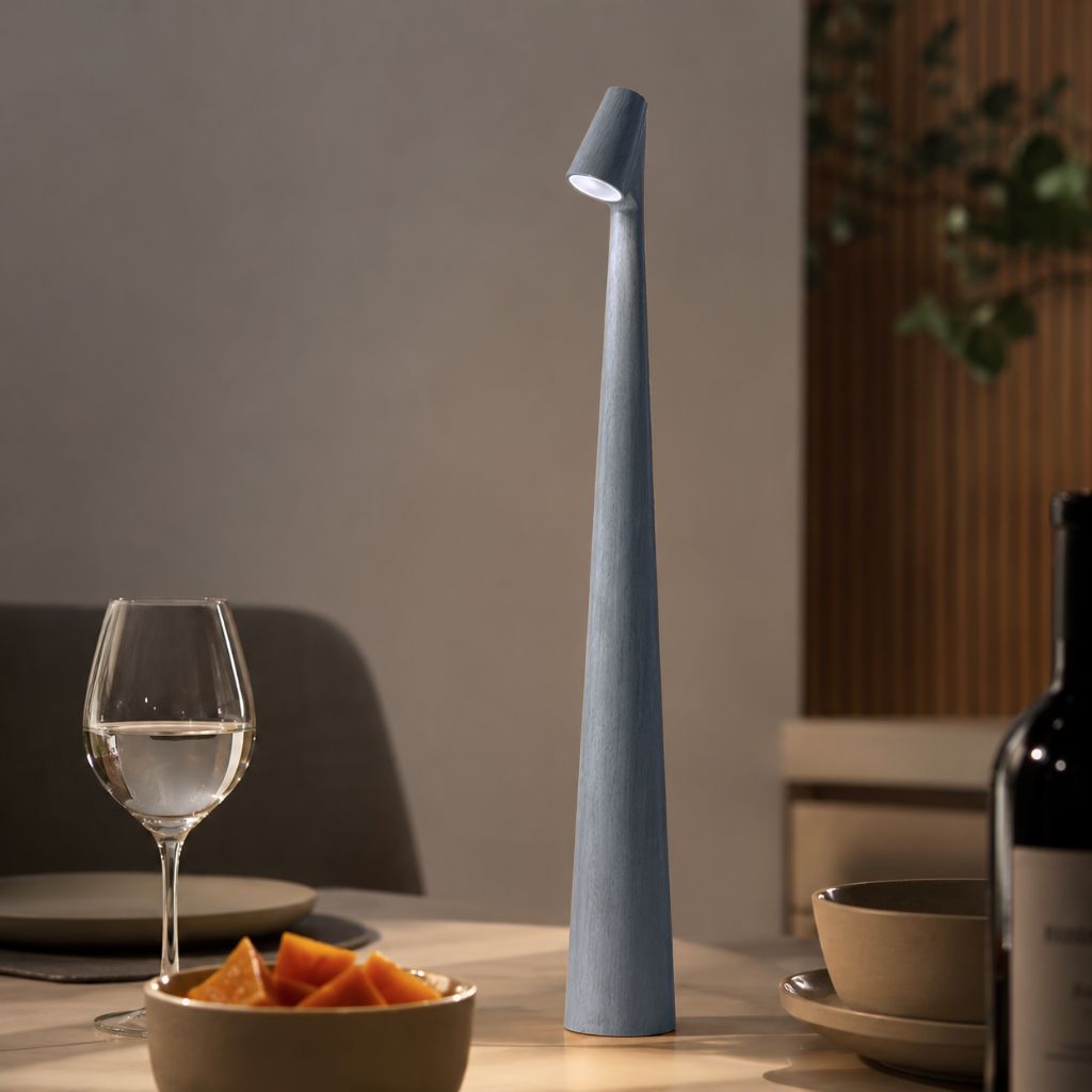 Minimalist Nordic Cordless LED Table Lamp with Touch Control