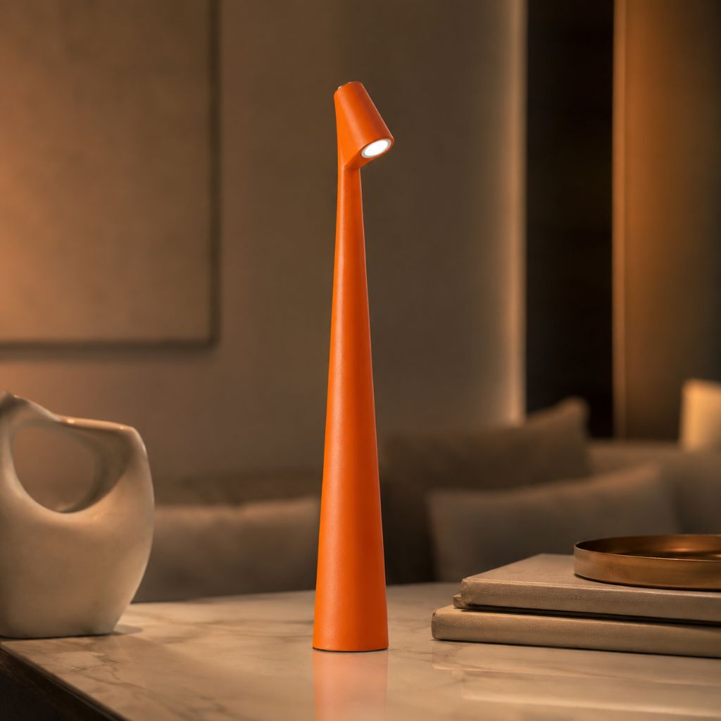 Minimalist Nordic Cordless LED Table Lamp with Touch Control