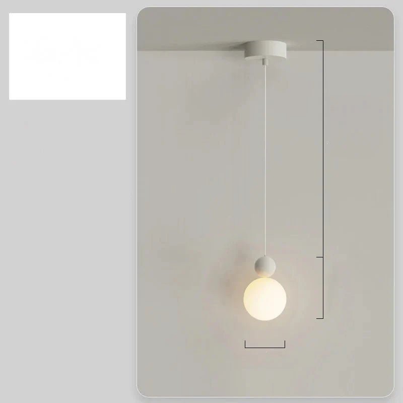 Minimalist Nordic Globe Pendant Light - Lattea Global