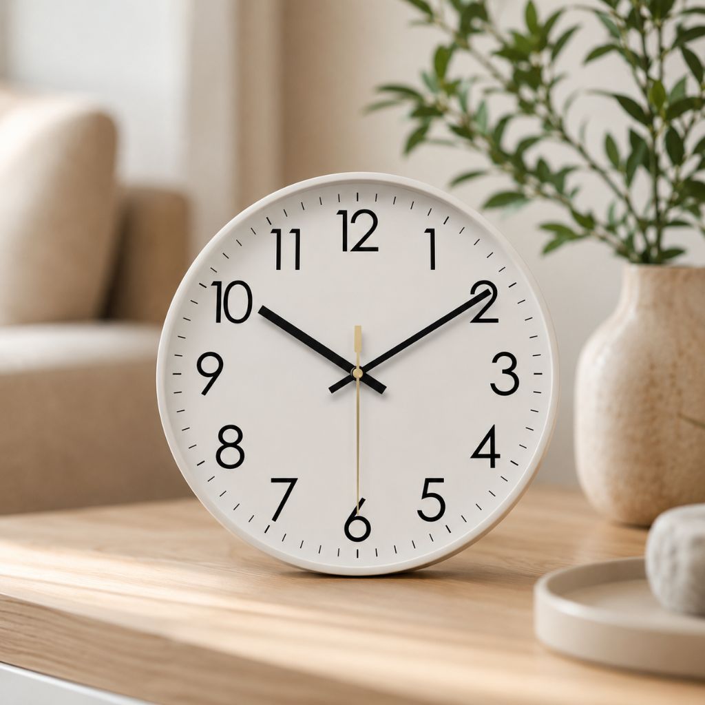Minimalist Nordic Wall Clock Quiet Quartz