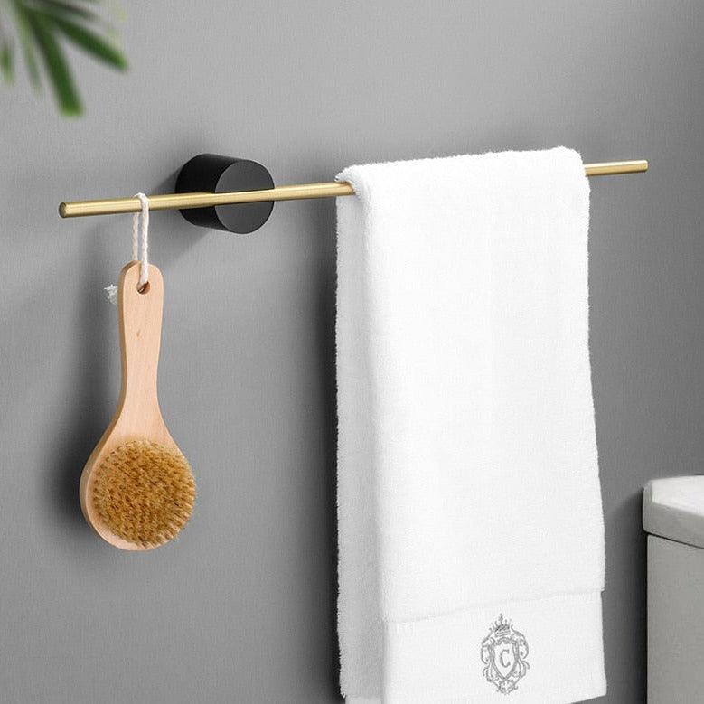 Minimalist Wall - Mounted Towel Bar - Lattea Global