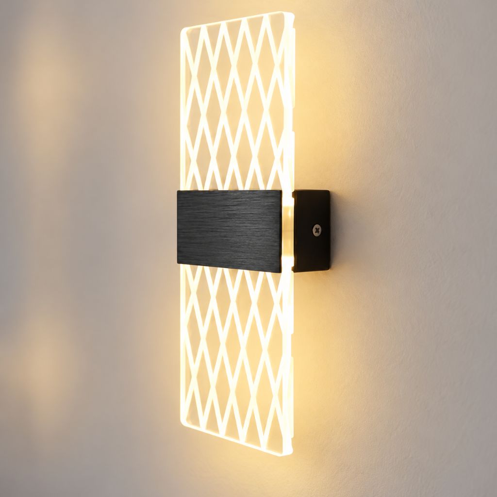 Modern Acrylic LED Wall Light with Touch On/Off Switch 6W