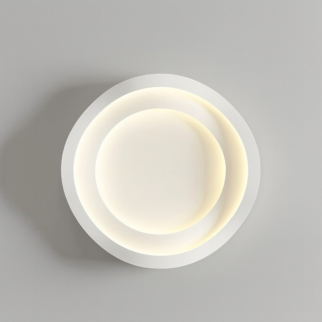 Modern Art Deco Chandelier | White LED Ceiling Light