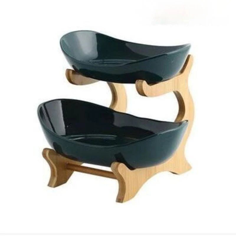 Modern Bamboo Fruit Basket - 2 to 3 Tiers - Lattea Global
