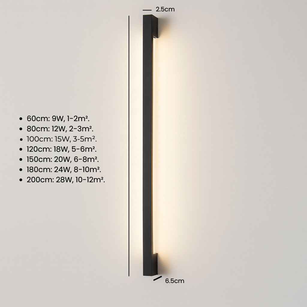 Modern Black Wall Lamp LED - Wall Mounted Light