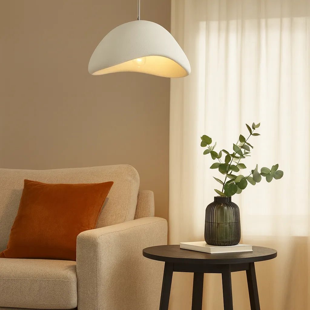 Modern Boho Wabi Sabi Resin Chandelier