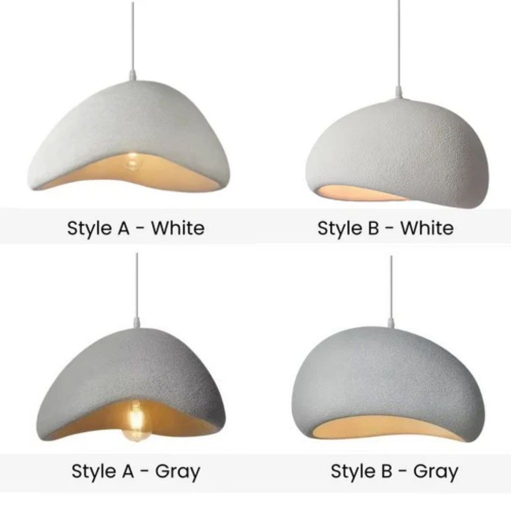 Modern Boho Wabi Sabi Resin Chandelier