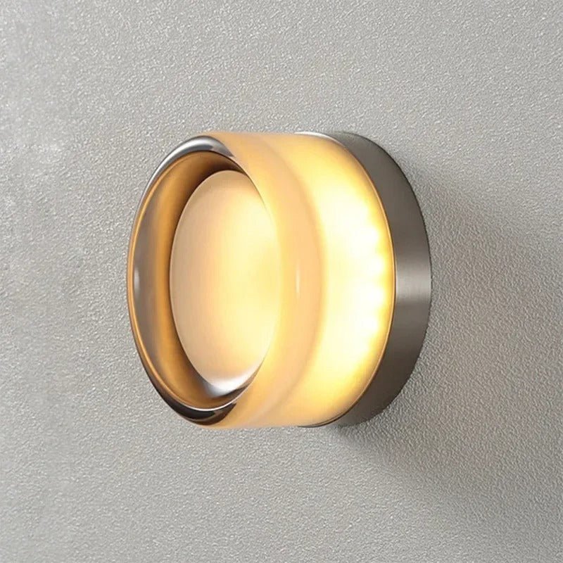 Modern Interior LED Wall Lamp - Amber Jelly Decor - Lattea Global