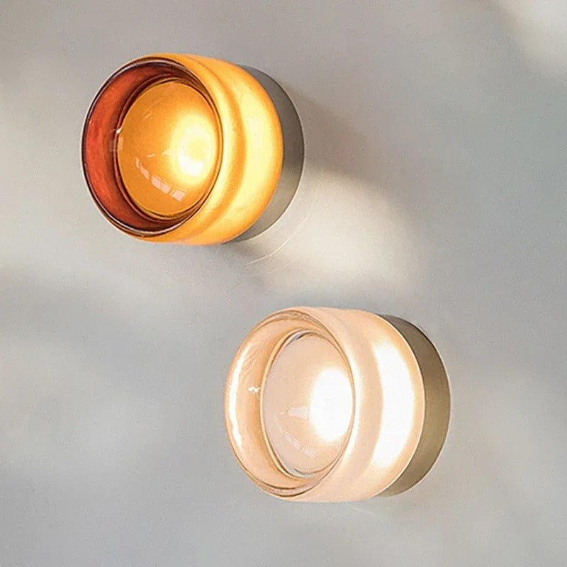 Modern Interior LED Wall Lamp - Amber Jelly Decor - Lattea Global