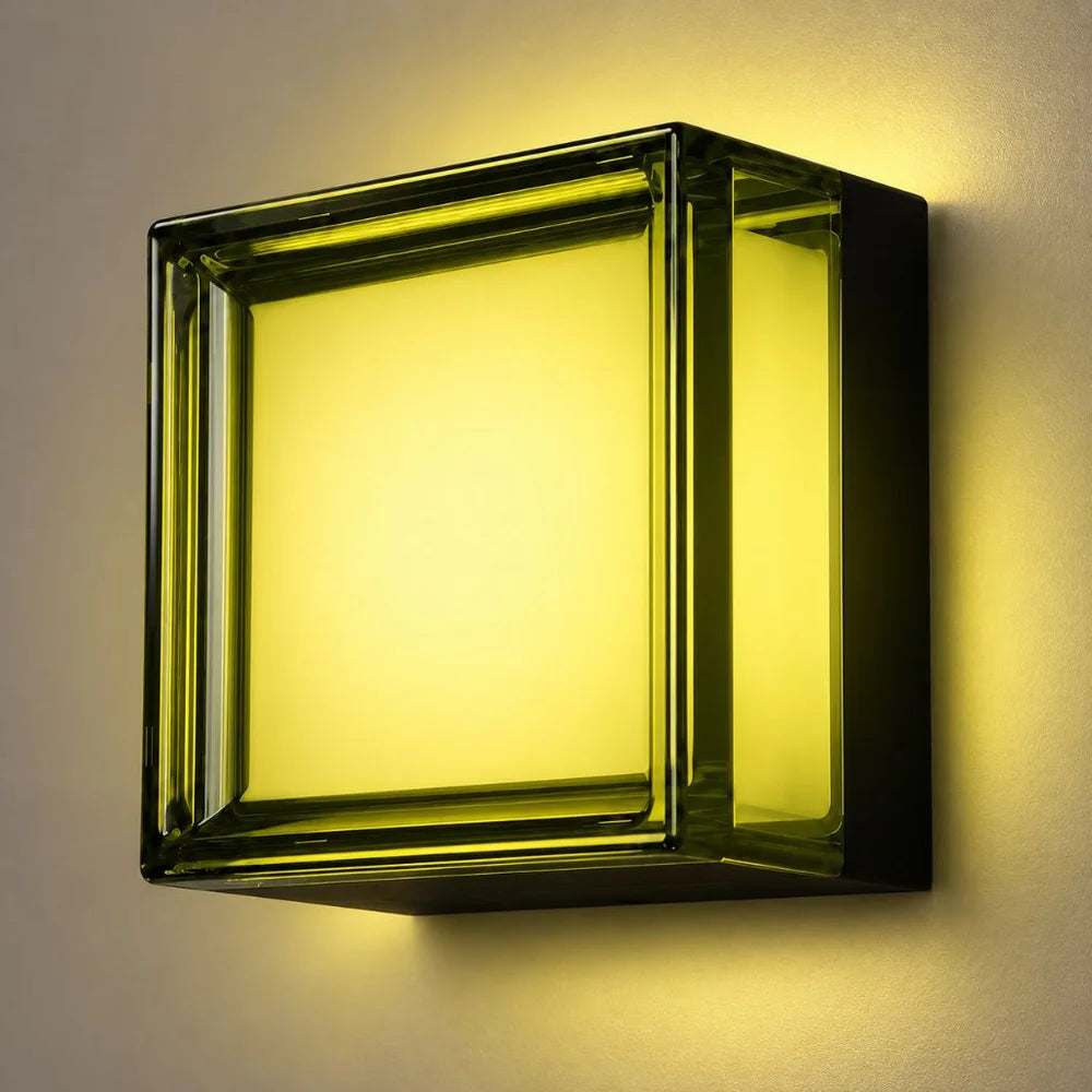 Modern led wall lamp square ip65 indoor outdoor sconce – view 7