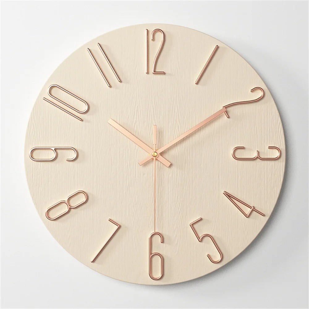 Modern Minimalist Decorative Wall Clock - Lattea Global