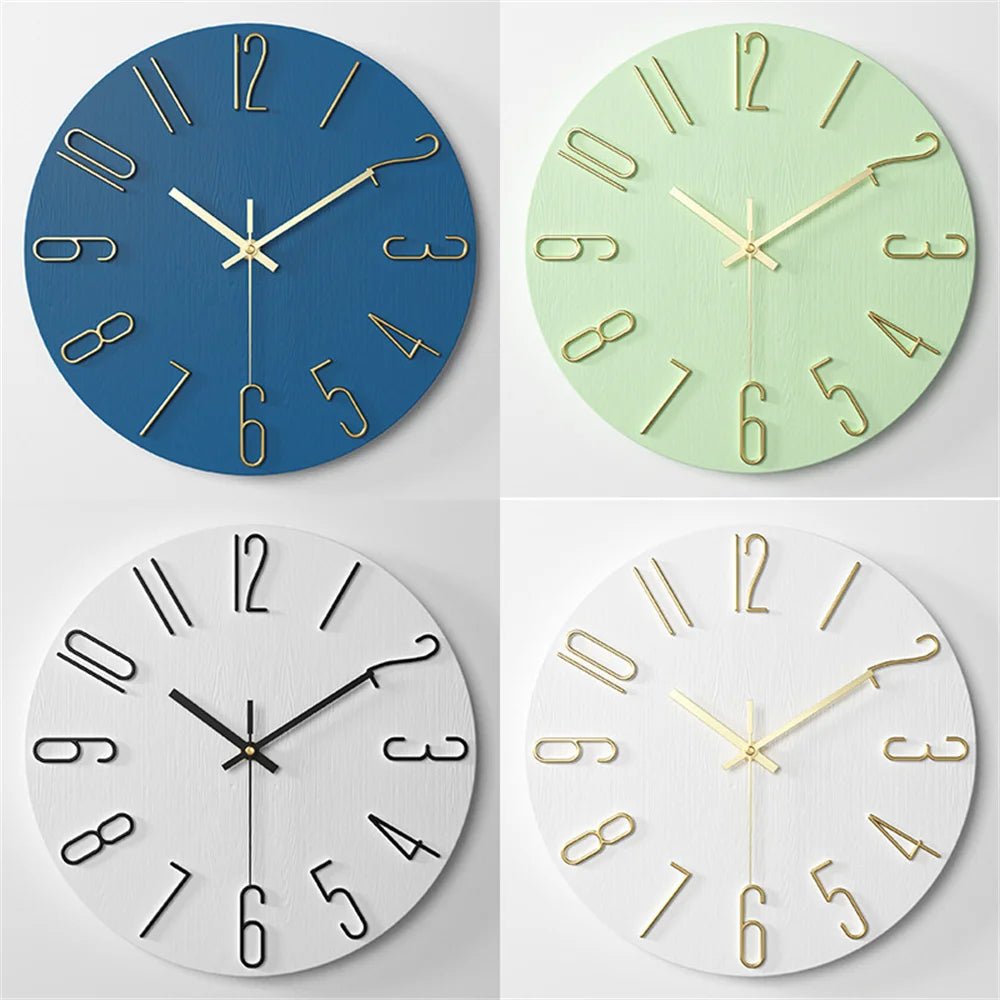 Modern Minimalist Decorative Wall Clock - Lattea Global