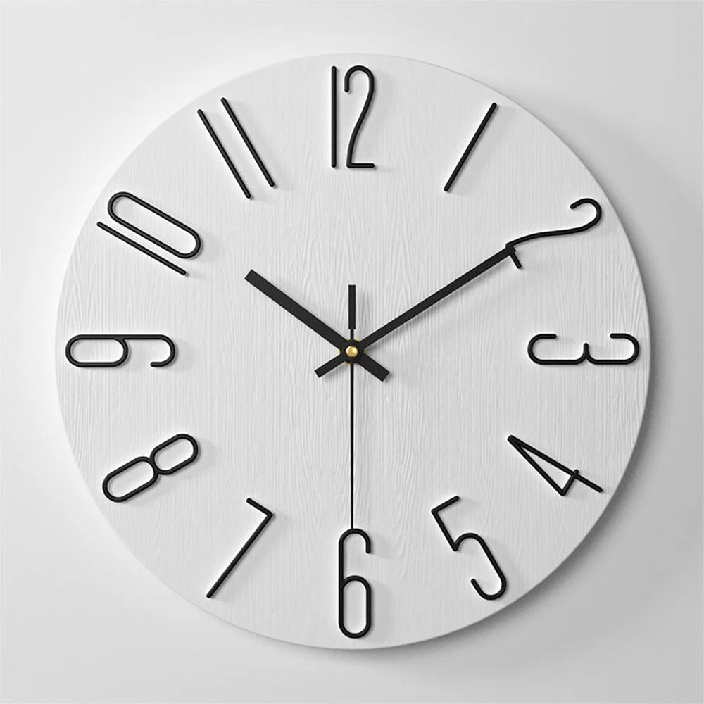 Modern Minimalist Decorative Wall Clock - Lattea Global