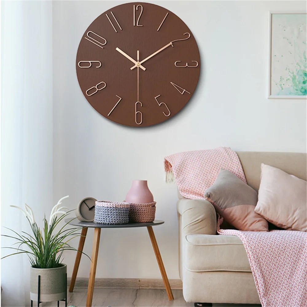 Modern Minimalist Decorative Wall Clock - Lattea Global