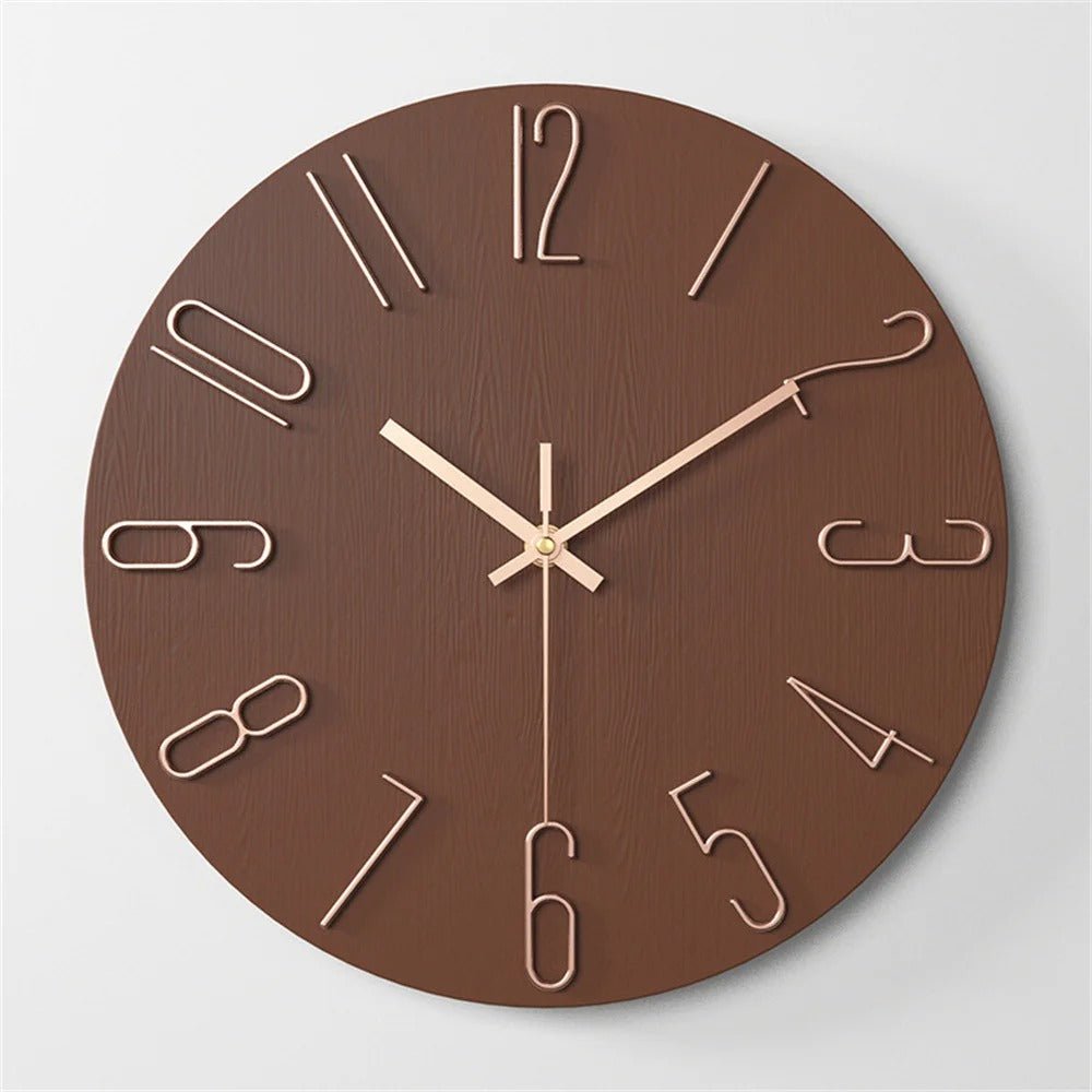 Modern Minimalist Decorative Wall Clock - Lattea Global