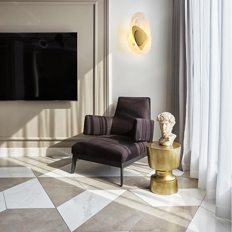 Modern Nordic Crystal Wall Sconce - Lattea Global