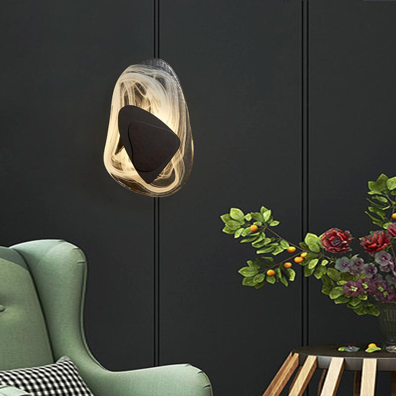 Modern Nordic Crystal Wall Sconce - Lattea Global