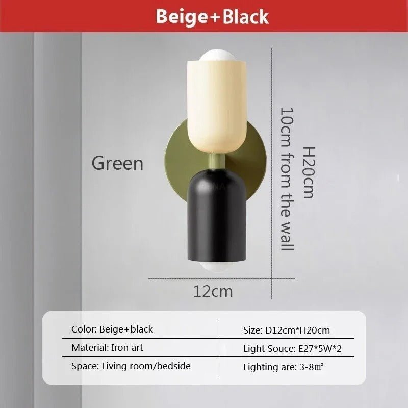 Modern Nordic LED Wall Lamp - Double Head - Lattea Global