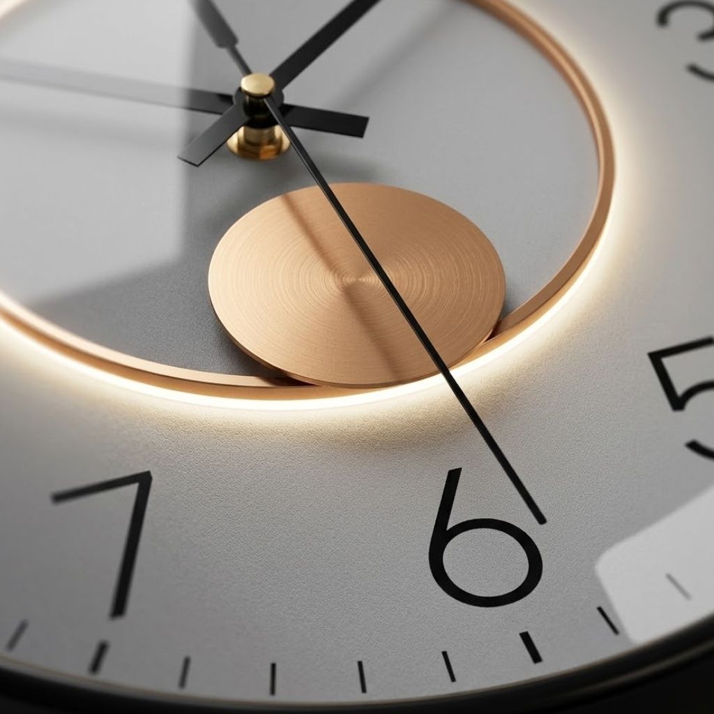 Modern Nordic Style Wall Clock by Lattea