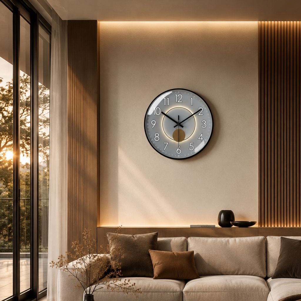 Modern Nordic Style Wall Clock by Lattea