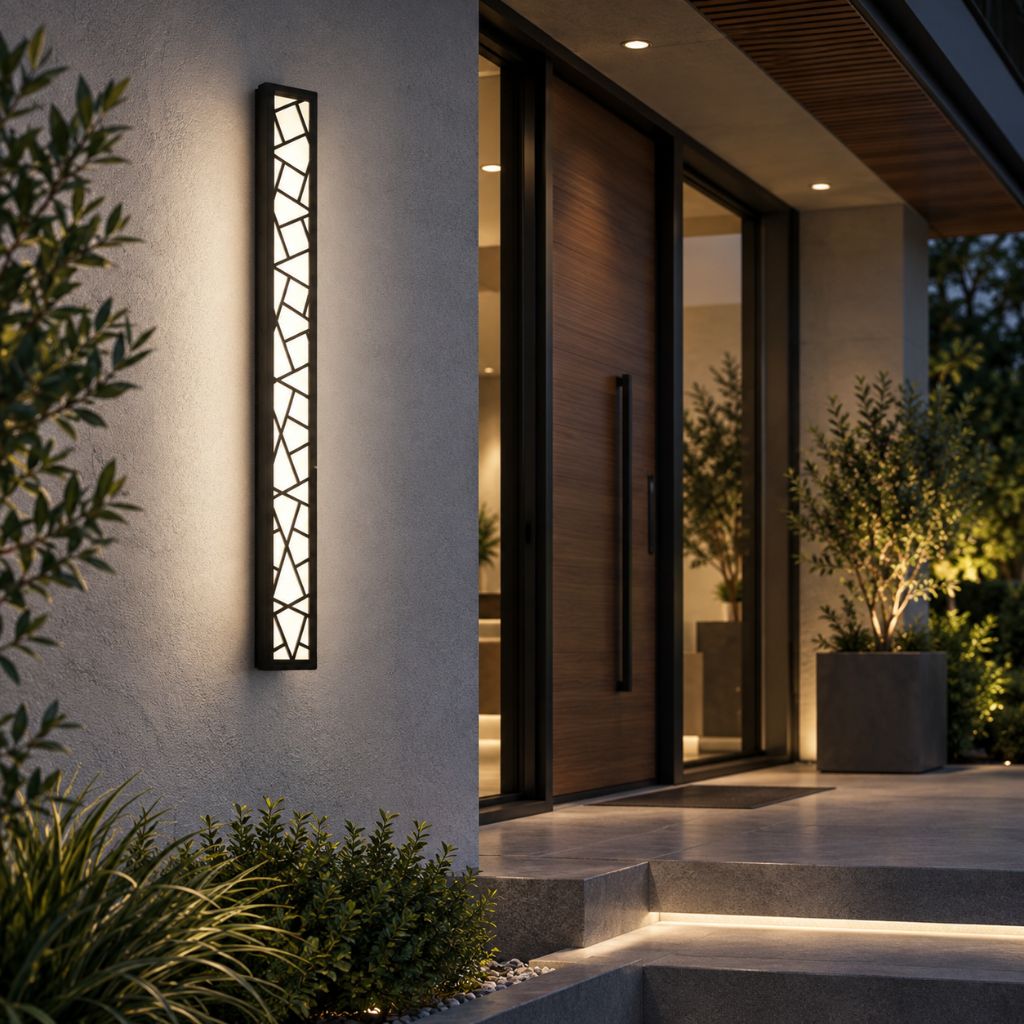 Mosaic Aluminium LED Outdoor Wall Light – IP65