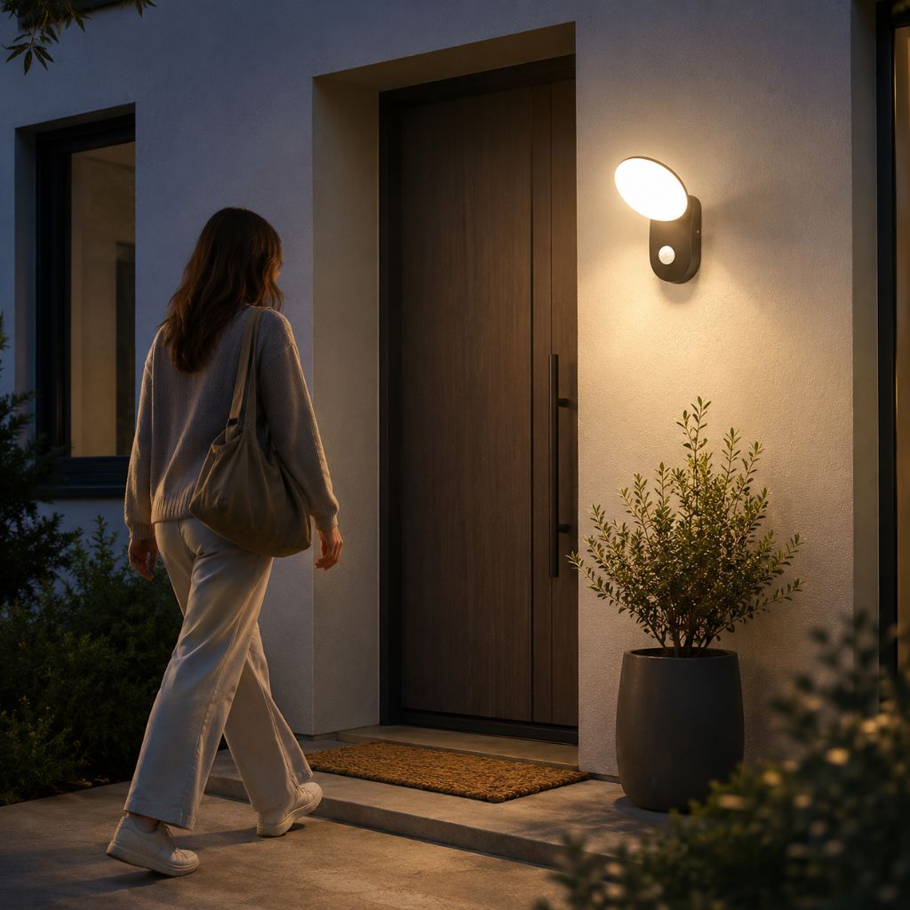 Motion-Activated Outdoor LED Wall Light