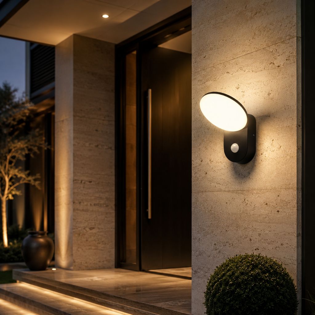 Motion-Activated Outdoor LED Wall Light