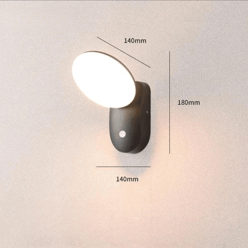 Motion - Activated Outdoor LED Wall Light - Lattea Global