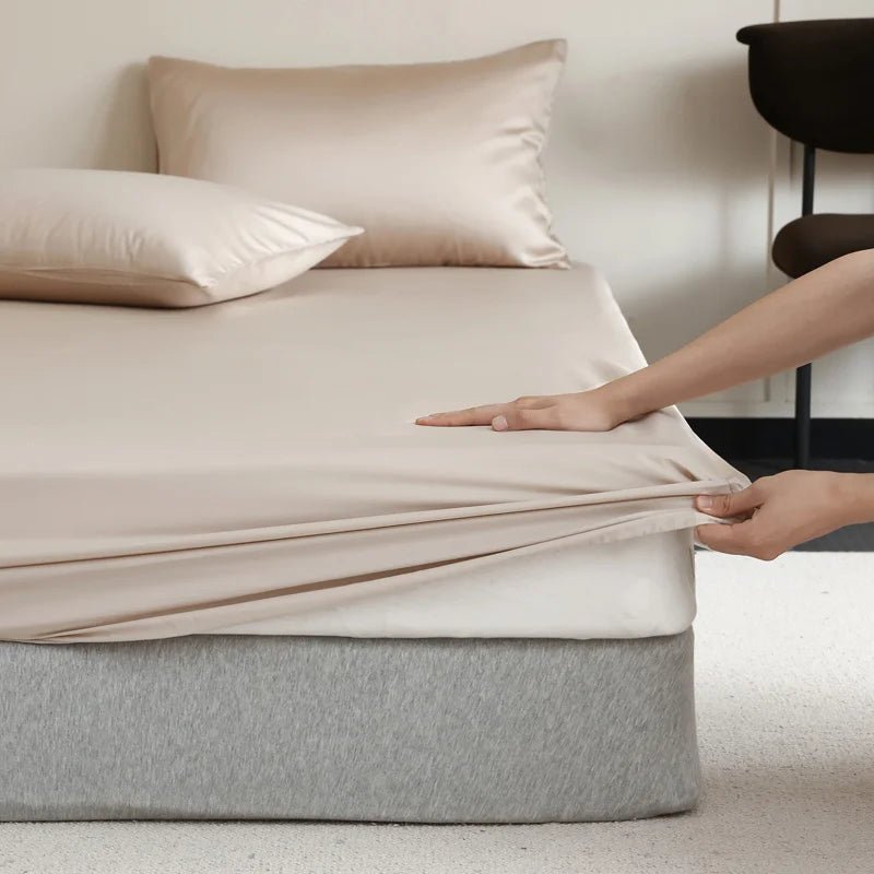 Mulberry Silk Fitted Sheet Soft and Breathable - Lattea Global