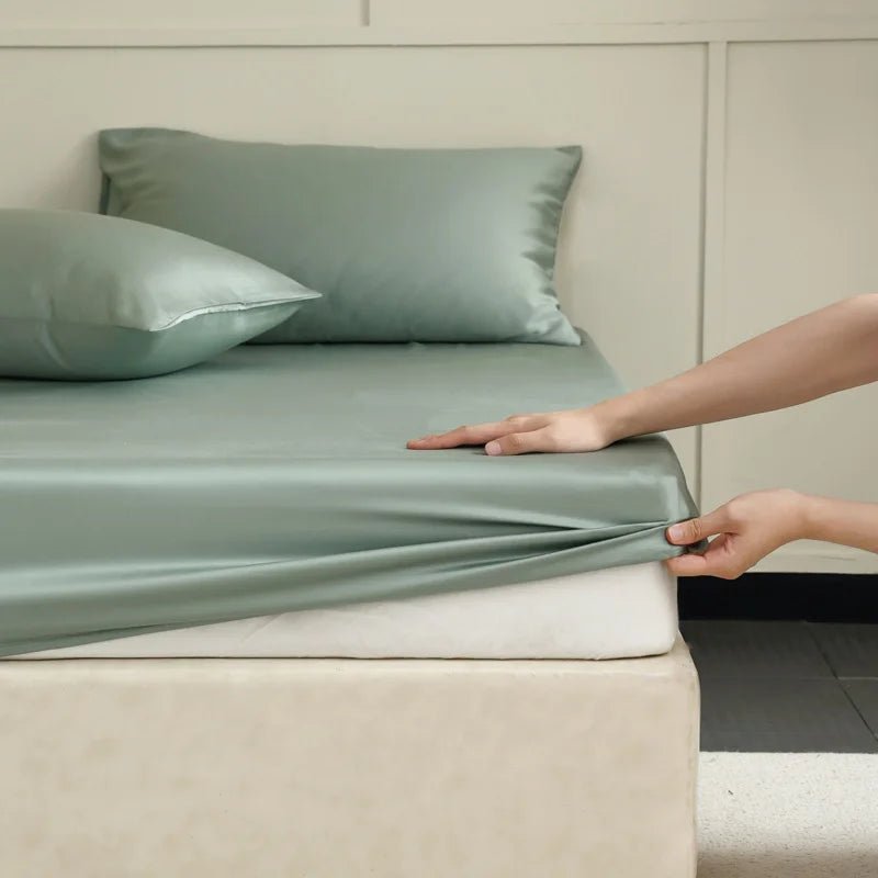 Mulberry Silk Fitted Sheet Soft and Breathable - Lattea Global