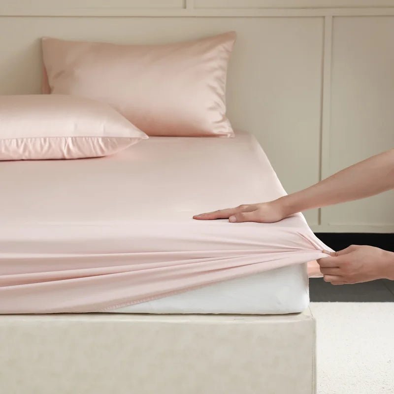 Mulberry Silk Fitted Sheet Soft and Breathable - Lattea Global