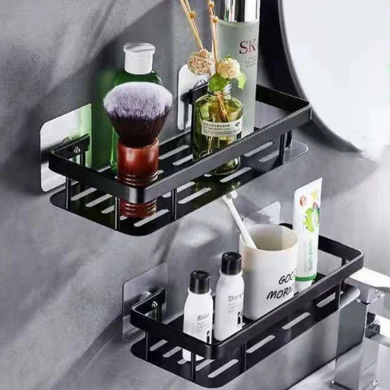 No - Drill Bathroom Shelves – Space - Saving & Easy to Install - Lattea Global