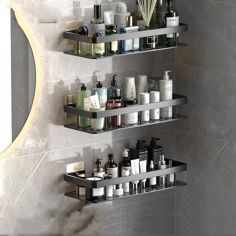No - Drill Bathroom Shelves – Space - Saving & Easy to Install - Lattea Global