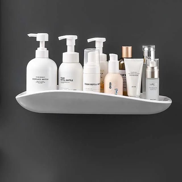 No - Drill Sleek Shower Shelf – Ideal for Shampoo & Cosmetic Organization - Lattea Global